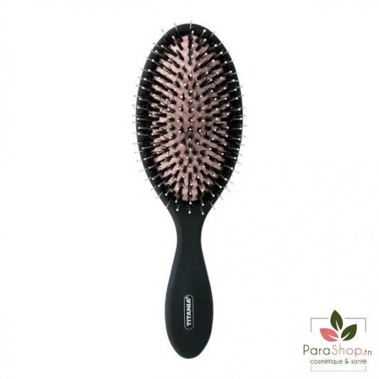 TITANIA Brosse Universelle Avec Picots et Poils Naturels - 2859