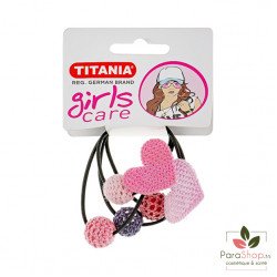 TITANIA Elastiques Coeur 2 Pcs - 8164 GIRL TITANIA Elastiques Coeur 2 Pcs - 8164 GIRL