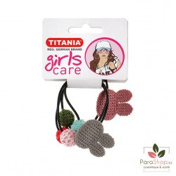 TITANIA Elastiques Lapin 2 Pcs - 8161 GIRL TITANIA Elastiques Lapin 2 Pcs - 8161 GIRL