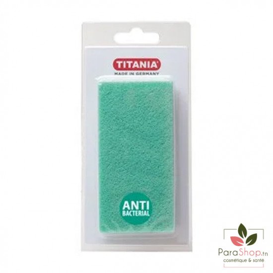 TITANIA Eponge ponce Sur carte antibactérienne Rectangle -  3000/AB PH