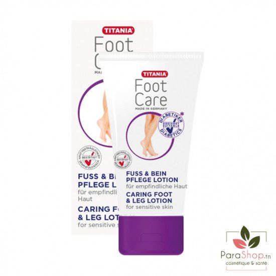 TITANIA FOOT CARE Lotion Pieds Et Jambes Peaux Sensibles 75ML - 5318