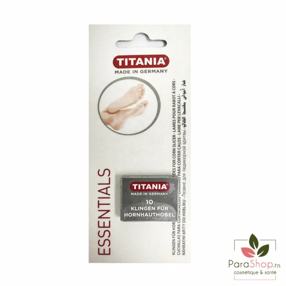 TITANIA Lames de rechange pour rabot à corps - 3100/1x10 PH