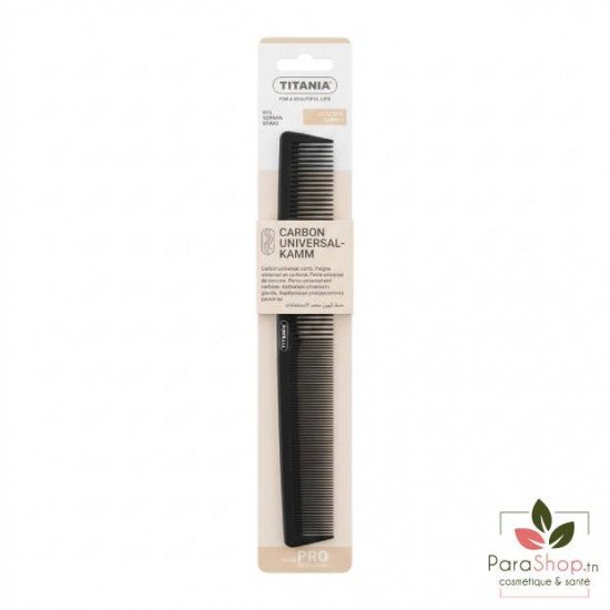TITANIA Peigne En Carbone 22.5CM - 1801/C TITANIA Peigne En Carbone 22.5CM - 1801/C