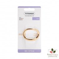 TITANIA PINCE A CHEVEUX METAL CERCLE DORE - 8217 TITANIA PINCE A CHEVEUX METAL CERCLE DORE - 8217