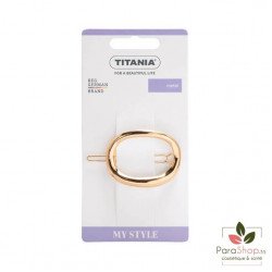 TITANIA PINCE A CHEVEUX METAL CERCLE DORE - 8217 TITANIA PINCE A CHEVEUX METAL CERCLE DORE - 8217