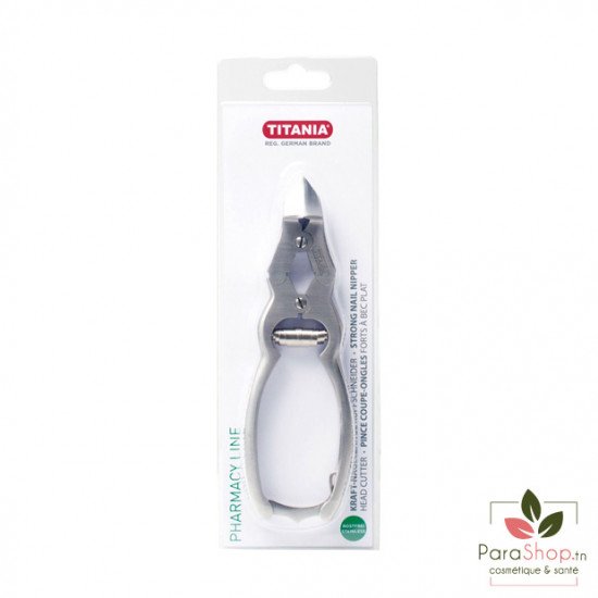 TITANIA Pince Coupe Ongles Fort a Bec Plat - 1081 PH
