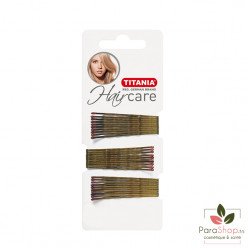 TITANIA PINCES CHEVEUX DOREES 5CM 30P - 8061 TITANIA PINCES CHEVEUX DOREES 5CM 30P - 8061