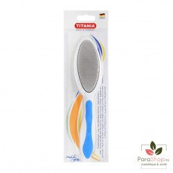 TITANIA Râpe anti-callosités avec lime pour pieds - 3041B TITANIA Râpe anti-callosités avec lime pour pieds - 3041B