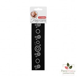 TITANIA Serre Tete Imprime Noir - 7840 TITANIA Serre Tete Imprime Noir - 7840