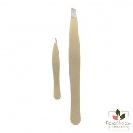 TITANIA Set Pinces a Epiler Satin Gold  - 1072/GO B TITANIA Set Pinces a Epiler Satin Gold  - 1072/GO B