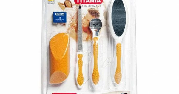 Titania Soft Touch Doppel-Fußraspel – Beidseitig, Für Schonende Hornhautentfernung