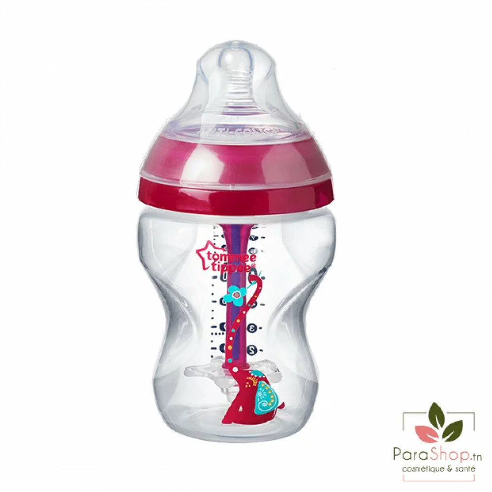 TOMMEE TIPPEE ADVANCED ANTI-COLIQUE BIBERON 260ML - Rose