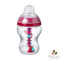 TOMMEE TIPPEE ADVANCED ANTI-COLIQUE BIBERON 260ML - Rose TOMMEE TIPPEE ADVANCED ANTI-COLIQUE BIBERON 260ML - Rose