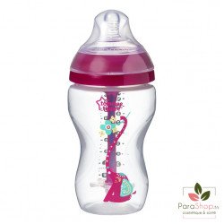 TOMMEE TIPPEE ADVANCED ANTI-COLIQUE BIBERON 3M+ 340ML - Rose TOMMEE TIPPEE ADVANCED ANTI-COLIQUE BIBERON 3M+ 340ML - Rose