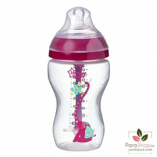TOMMEE TIPPEE ADVANCED ANTI-COLIQUE BIBERON 3M+ 340ML - Rose TOMMEE TIPPEE ADVANCED ANTI-COLIQUE BIBERON 3M+ 340ML - Rose