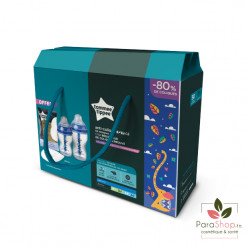 TOMMEE TIPPEE ADVANCED ANTI-COLIQUE KIT NAISSANCE - Bleu Panda TOMMEE TIPPEE ADVANCED ANTI-COLIQUE KIT NAISSANCE - Bleu Panda