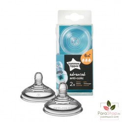 TOMMEE TIPPEE ADVANCED ANTI-COLIQUE TETINE DEBIT RAPIDE X2 TOMMEE TIPPEE ADVANCED ANTI-COLIQUE TETINE DEBIT RAPIDE X2