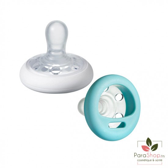 TOMMEE TIPPEE CLOSER TO NATURE BREAST LIKE SUCETTE 6-18M X2