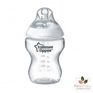 TOMMEE TIPPEE CLOSER TO NATURE BIBERON Debit Lent 260ML  TOMMEE TIPPEE CLOSER TO NATURE BIBERON Debit Lent 260ML