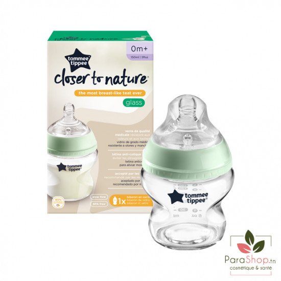 TOMMEE TIPPEE CLOSER TO NATURE BIBERON VERRE 150ML 