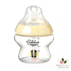 TOMMEE TIPPEE CLOSER TO NATURE BIBERON 150ML - Jaune TOMMEE TIPPEE CLOSER TO NATURE BIBERON 150ML - Jaune