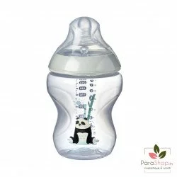 TOMMEE TIPPEE CLOSER TO NATURE BIBERON 260ML - Panda Vert / Kindness