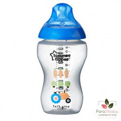 TOMMEE TIPPEE CLOSER TO NATURE BIBERON 340ML - Bleu TOMMEE TIPPEE CLOSER TO NATURE BIBERON 340ML - Bleu