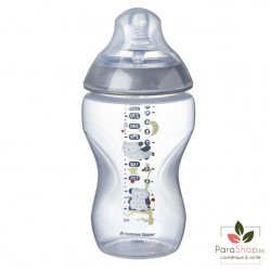 TOMMEE TIPPEE CLOSER TO NATURE BIBERON 340ML - Hibou Gris TOMMEE TIPPEE CLOSER TO NATURE BIBERON 340ML - Hibou Gris