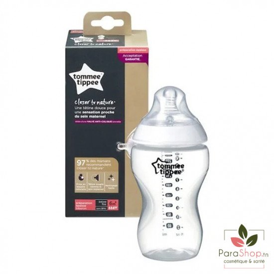 TOMMEE TIPPEE CLOSER TO NATURE BIBERON 340ML - Preparation Epaisse