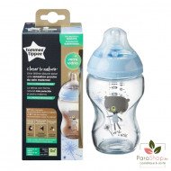 TOMMEE TIPPEE CLOSER TO NATURE BIBERON VERRE 250ML - Ours Bleu TOMMEE TIPPEE CLOSER TO NATURE BIBERON VERRE 250ML - Ours Bleu