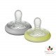 TOMMEE TIPPEE CLOSER TO NATURE BREAST LIKE SUCETTE 0-6M X2 - NUIT