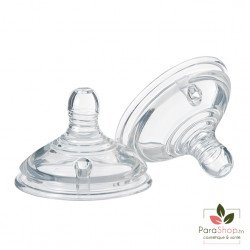 TOMMEE TIPPEE CLOSER TO NATURE TETINES DEBIT LENT X2 TOMMEE TIPPEE CLOSER TO NATURE TETINES DEBIT LENT X2