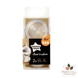 TOMMEE TIPPEE CLOSER TO NATURE TETINES DEBIT RAPIDE X2 TOMMEE TIPPEE CLOSER TO NATURE TETINES DEBIT RAPIDE X2