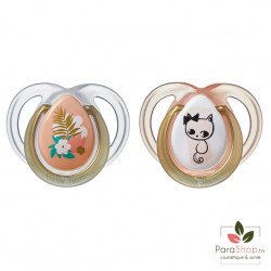 TOMMEE TIPPEE MODA SUCETTE 0-6M X2 - FILLE TOMMEE TIPPEE MODA SUCETTE 0-6M X2 - FILLE