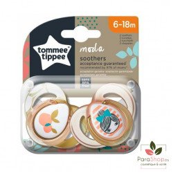 TOMMEE TIPPEE MODA SUCETTE 6-18M X2 - FILLE TOMMEE TIPPEE MODA SUCETTE 6-18M X2 - FILLE