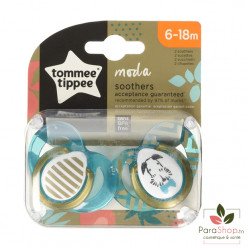 TOMMEE TIPPEE MODA SUCETTE 6-18M X2 - GARÇON TOMMEE TIPPEE MODA SUCETTE 6-18M X2 - GARÇON