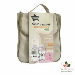 TOMMEE TIPPEE TROUSSE CLOSER TO NATURE BIBERON VERRE - Girl