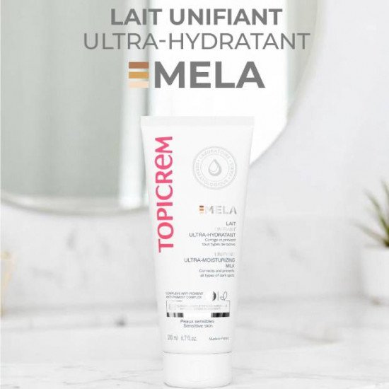 TOPICREM MELA LAIT UNIFIANT ULTRA HYDRATANT 200ML