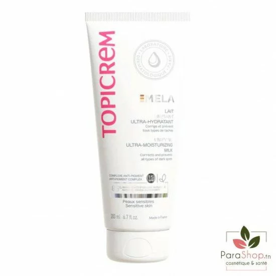 TOPICREM MELA LAIT UNIFIANT ULTRA HYDRATANT 200ML