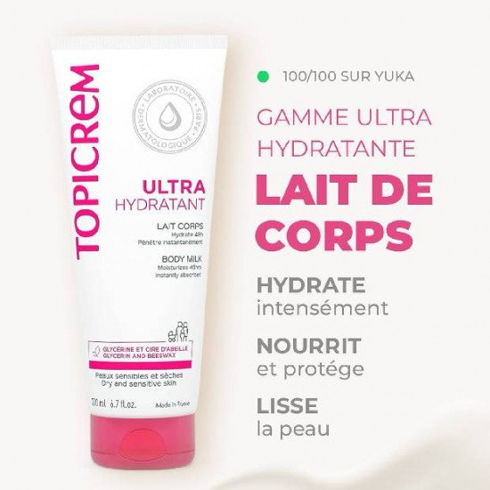 TOPICREM ULTRA HYDRATANT LAIT CORPS 200ML TOPICREM ULTRA HYDRATANT LAIT CORPS 200ML