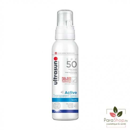 ULTRASUN ACTIVE TRANSPARENT SPRAY SPF50 150ML