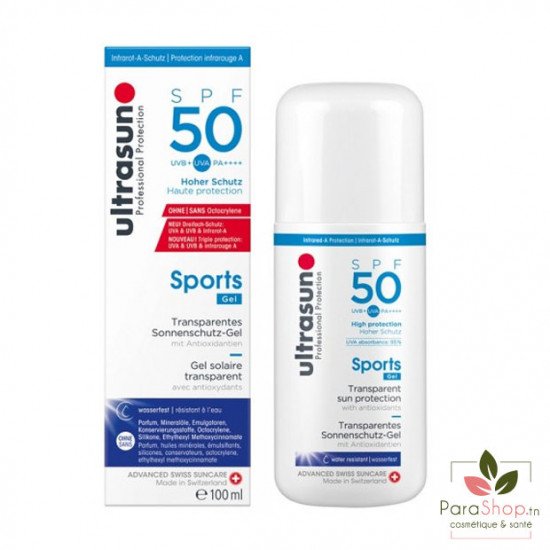 ULTRASUN SPORTS GEL SPF50 100ML