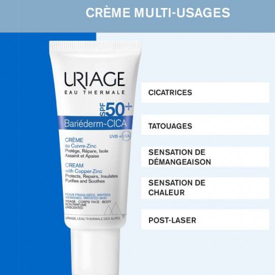 URIAGE BARIEDERM CICA CREME SPF50+ 40ML