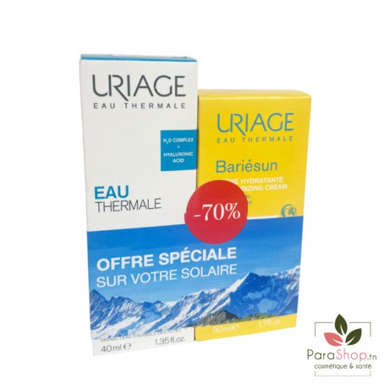URIAGE DUO EAU THERMALE CREME D’EAU LEGERE + BARIESUN CREME SPF50+