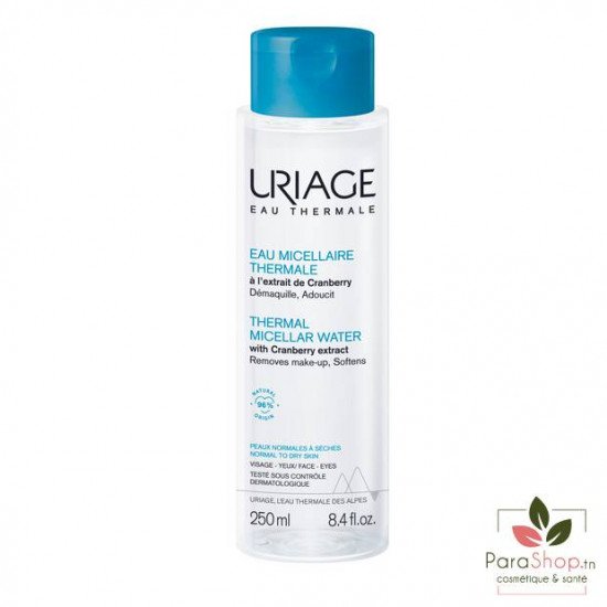 URIAGE EAU MICELLAIRE THERMALE PEAUX NOMALES A SECHES 250ML URIAGE EAU MICELLAIRE THERMALE PEAUX NOMALES A SECHES 250ML