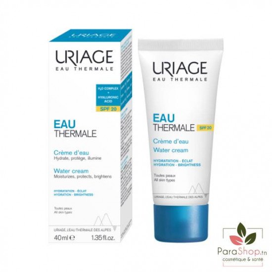 URIAGE EAU THERMALE CREME D'EAU SPF20 40ML URIAGE EAU THERMALE CREME D'EAU SPF20 40ML
