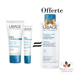 URIAGE PACK EAU THERMALE CREME D'EAU + CONTOUR DES YEUX +  EAU MICELLAIRE SECHES OFFERTE - BF 2025
