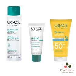 URIAGE PACK Hyseac Hydra + Eau Micellaire Purifiante + Bariesun Fluide Matifiant Spf50+ URIAGE PACK Hyseac Hydra + Eau Micellaire Purifiante + Bariesun Fluide Matifiant Spf50+