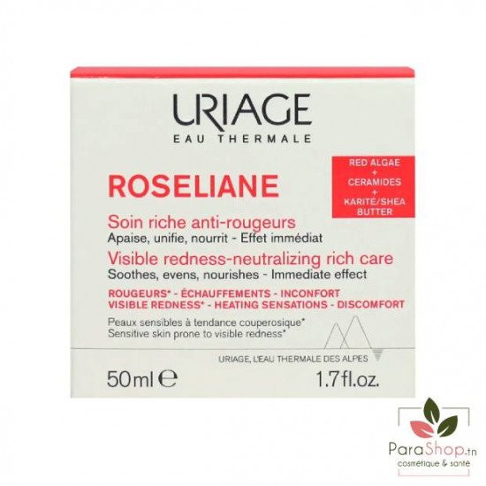 URIAGE ROSELIANE SOIN RICHE ANTI ROUGEURS 50ML