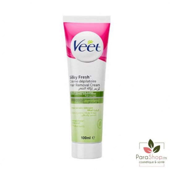 VEET Crème Dépilatoire Peaux Sèches Silky Fresh 100ML VEET Crème Dépilatoire Peaux Sèches Silky Fresh 100ML